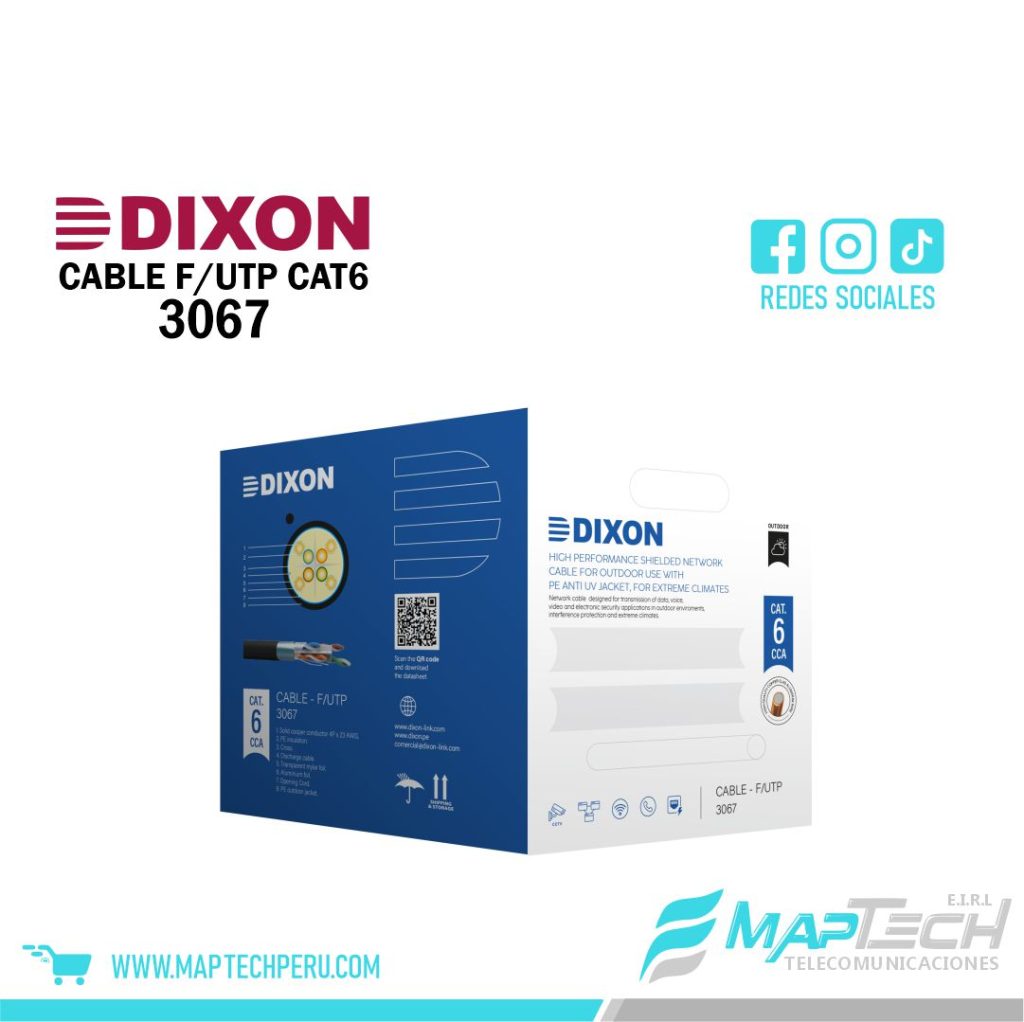 CABLE F/UTP EXTERIOR CAT6 3067 DIXON