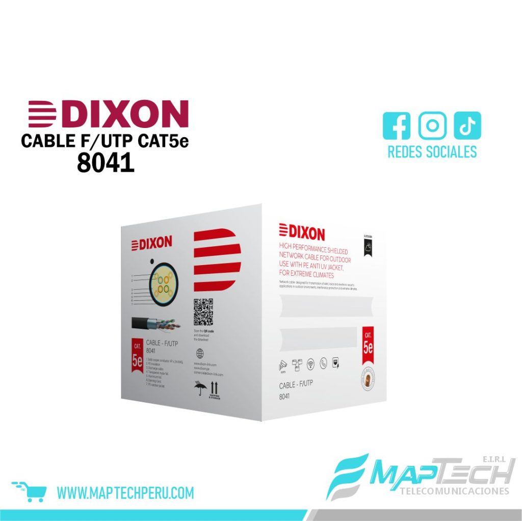 CABLE F/UTP CAT5E STP 8041 EXTERIOR DIXON
