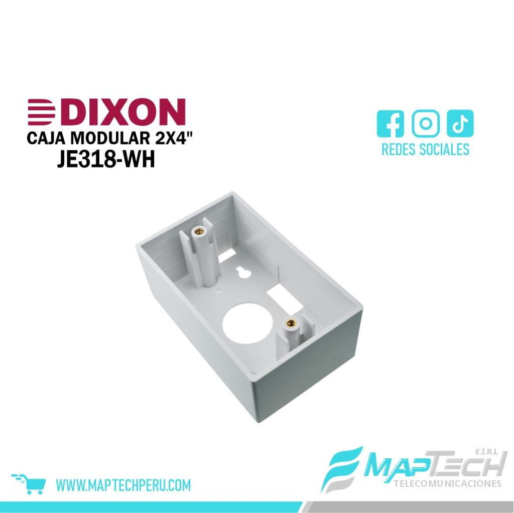 CAJA MODULAR BLANCO 2X4 DIXON