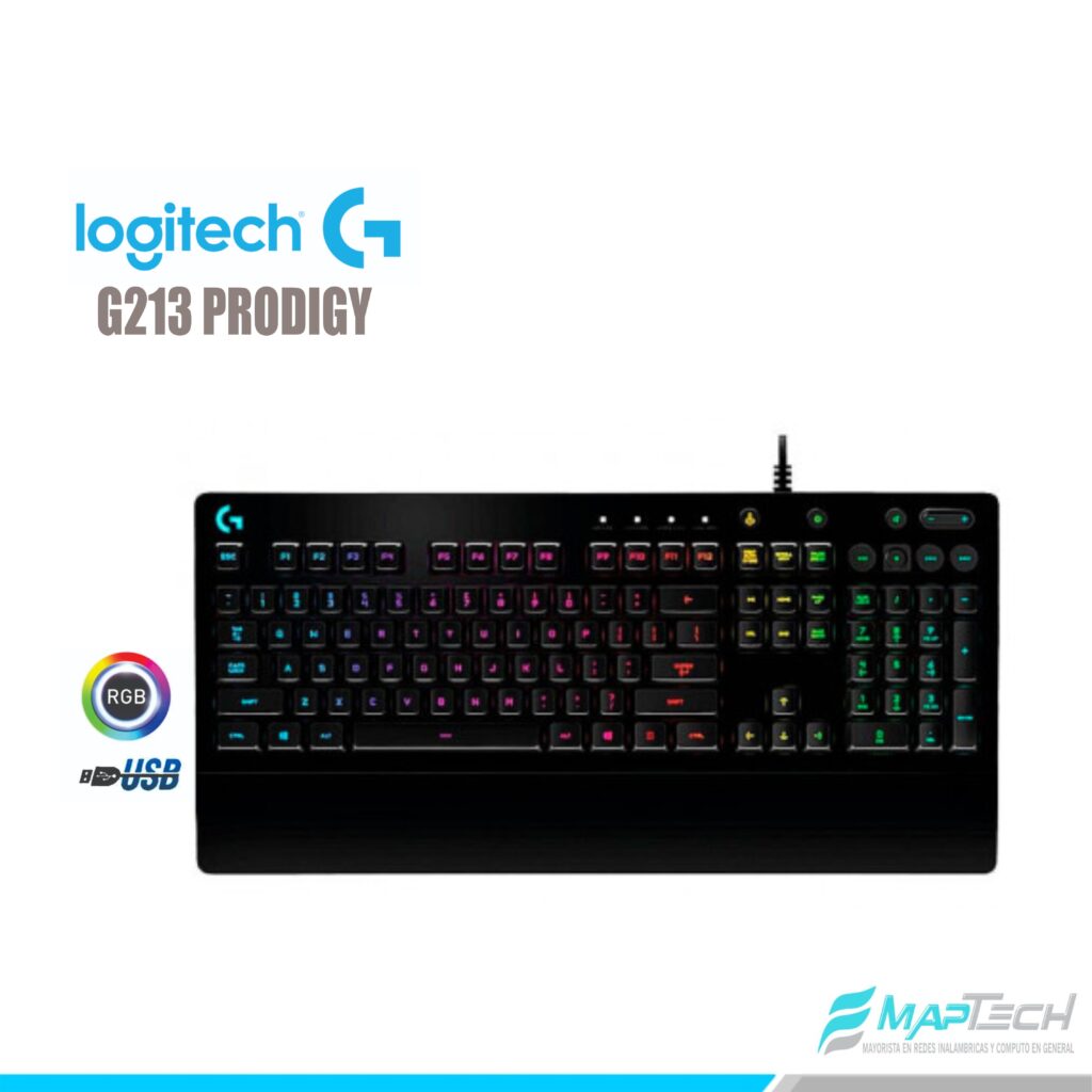 Teclado Gamer Logitech G G213 Rgb