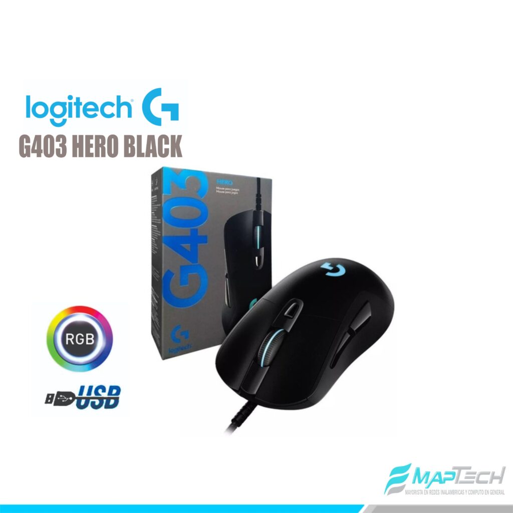 Mouse Gamer Logitech G G403 Hero Led Rgb