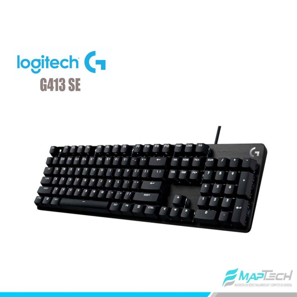 Teclado Gamer Logitech G413 Tenkeyless SE Blacklight Mechanical