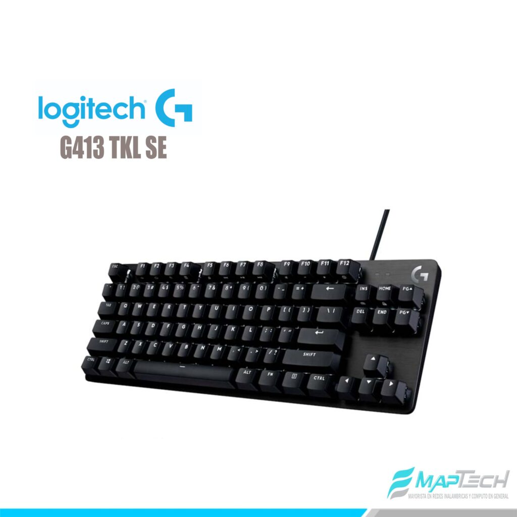 Teclado Gamer Logitech G G413 Tenkeyless SE Blacklight Mechanical