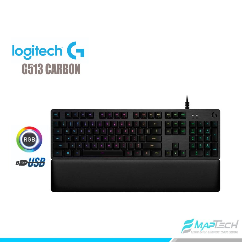 Teclado Gamer Logitech G513 Rgb Aluminio Backlight Mechanical