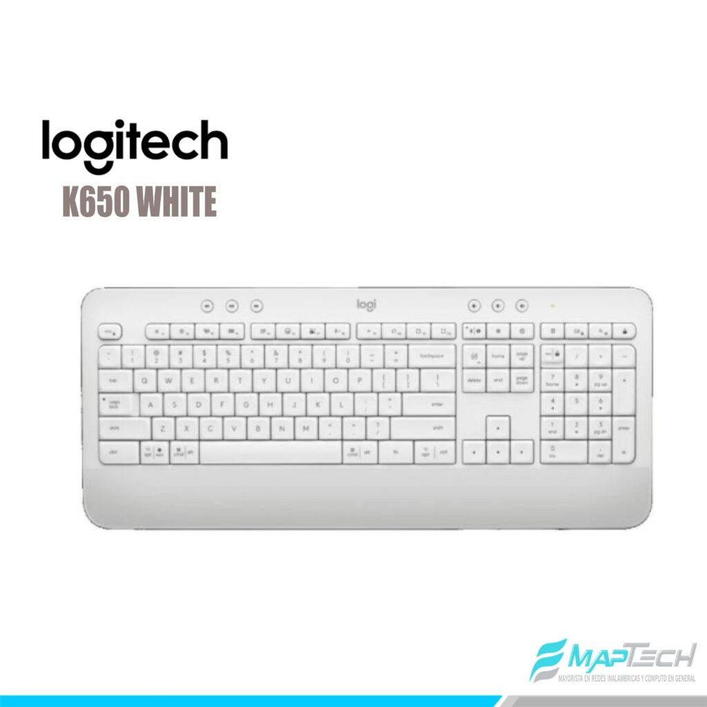 TECLADO BLUETOOTH INALAMBRICO LOGITECH K650 WHITE