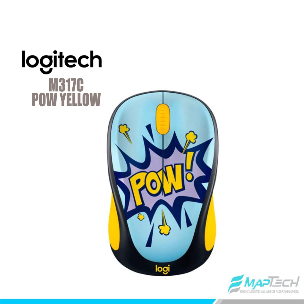 MOUSE INALAMBRICO LOGITECH  M317C POW YELLOW