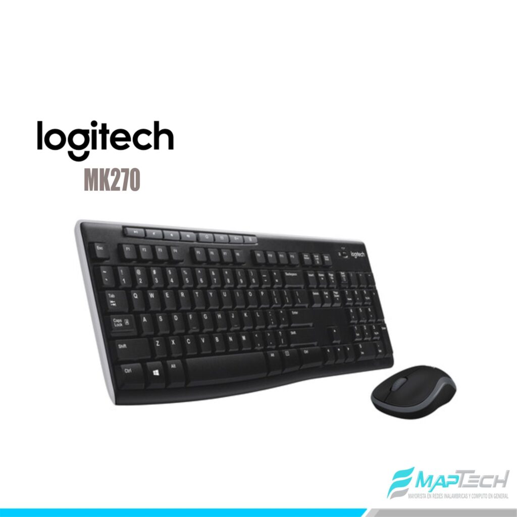 KIT TECLADO MOUSE INALAMBRICO LOGITECH MK270