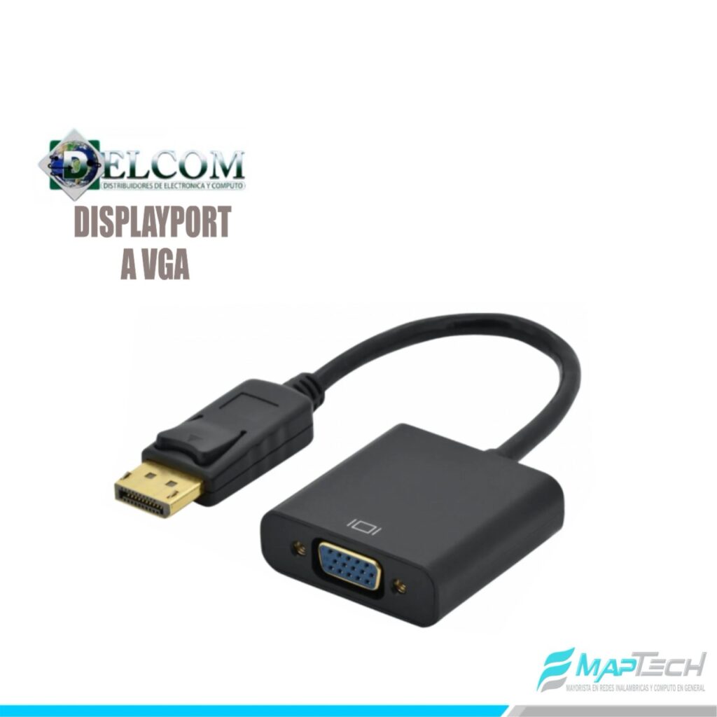 CABLE ADAPTADOR DISPLAY PORT A VGA DELCOM