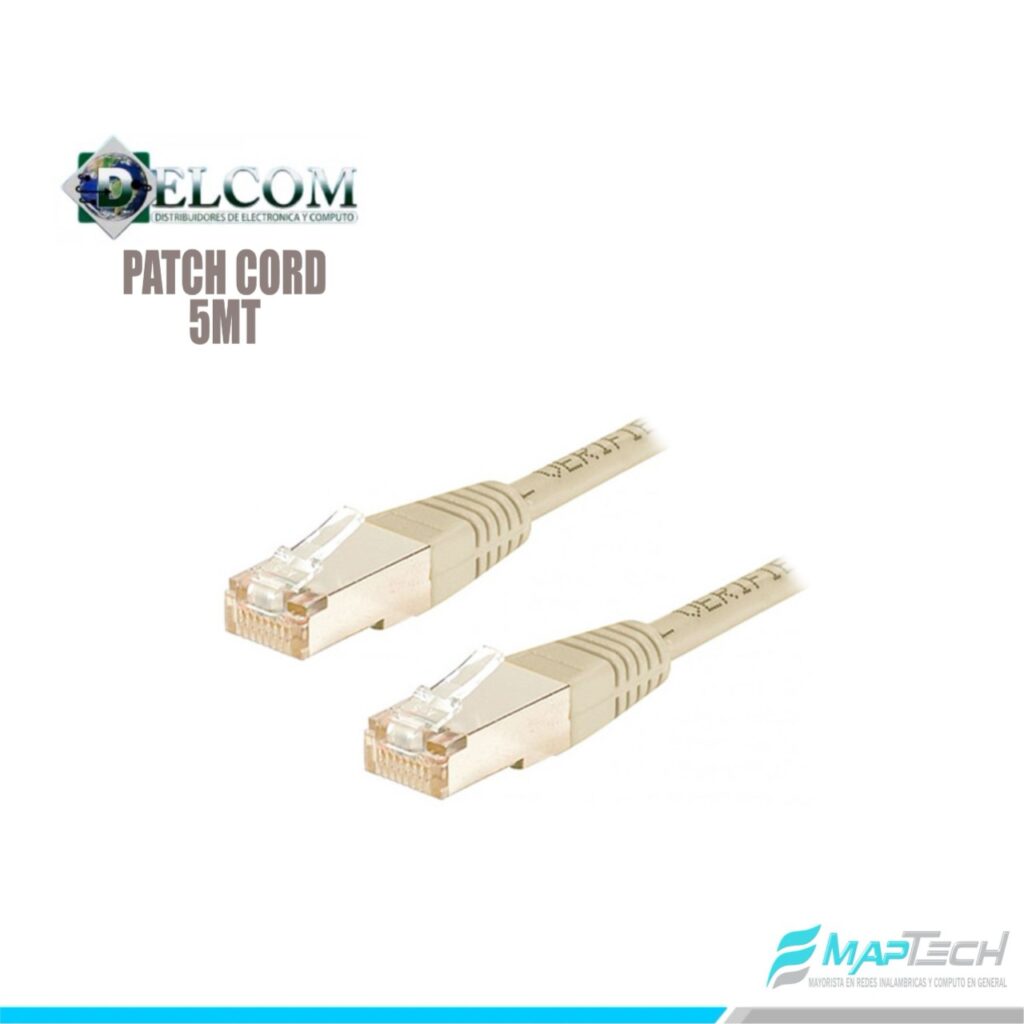 PATCH CORD 5MTS CAT6 DELCOM