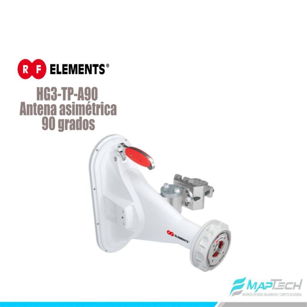 ANTENA ASIMETRICA 90 GRADOS HG3-TP-A90 RF ELEMENTS