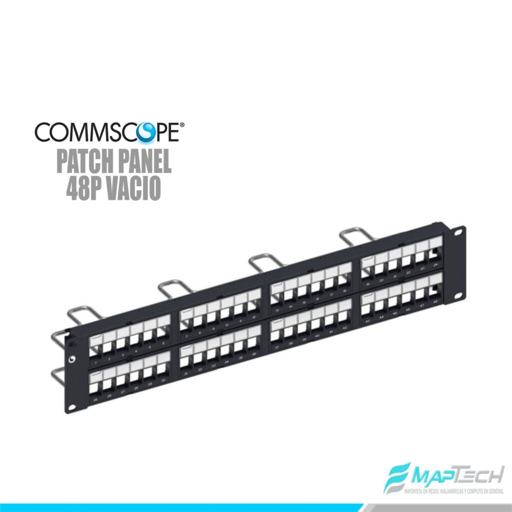 PATCH PANEL 48 PUERTOS VACIO COMMSCOPE