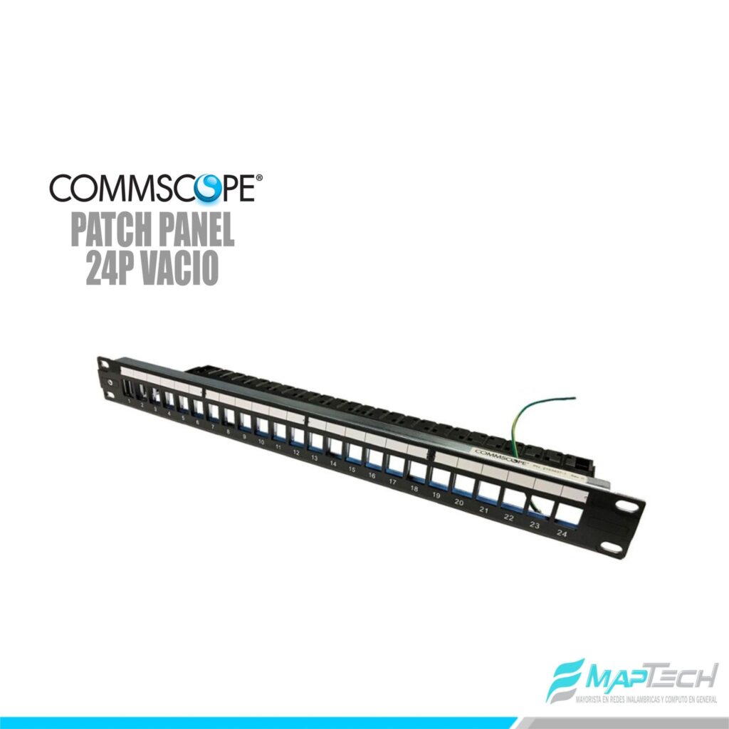 PATCH PANEL 24 PUERTOS VACIO COMMSCOPE