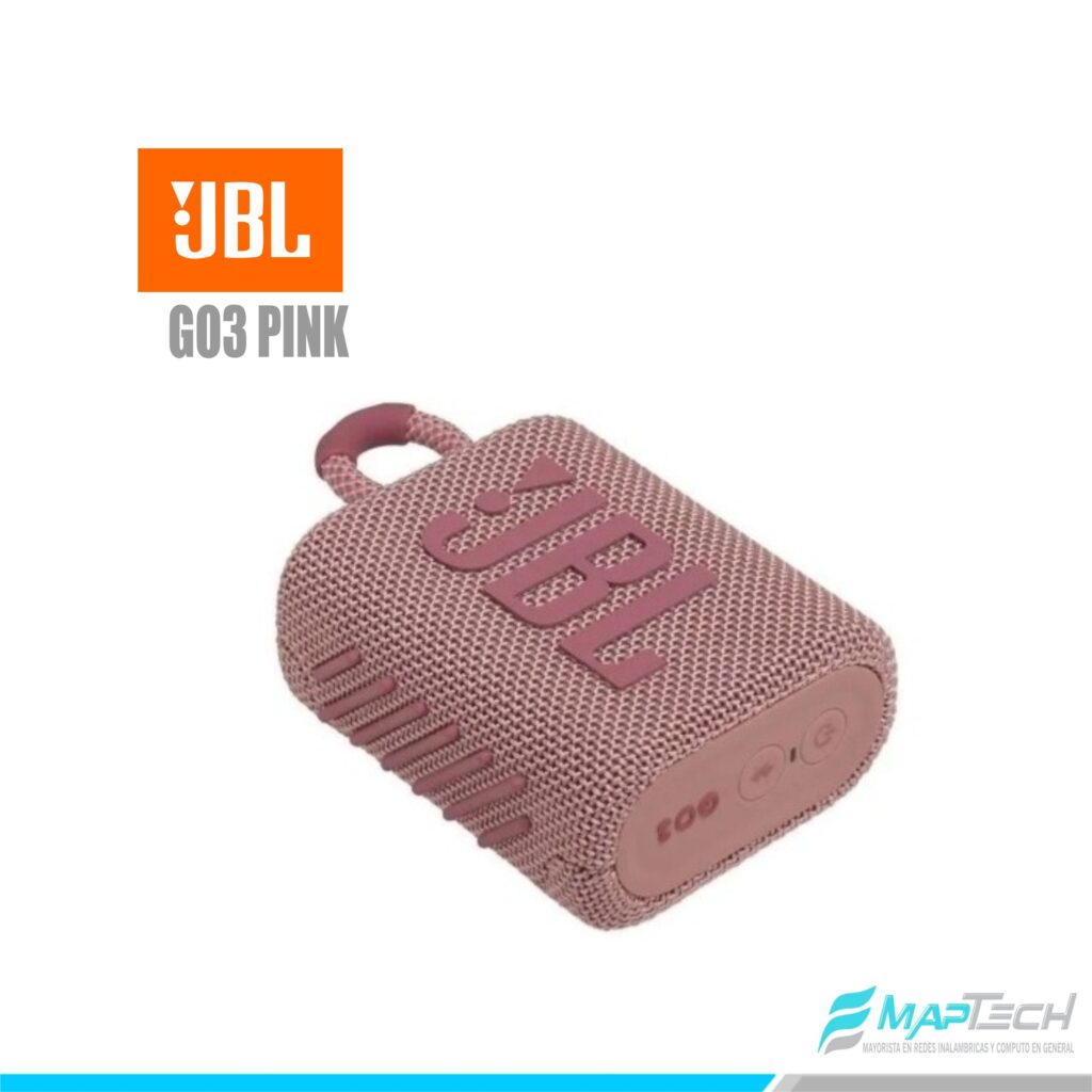 PARLANTE BLUETOOTH JBL GO3 PINK
