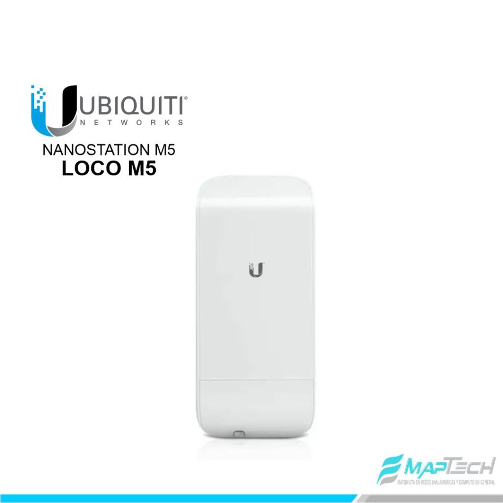 NanoStation M5 Ubiquiti locoM5 15km CPE 150Mbps 5GHz Antena 13dBi