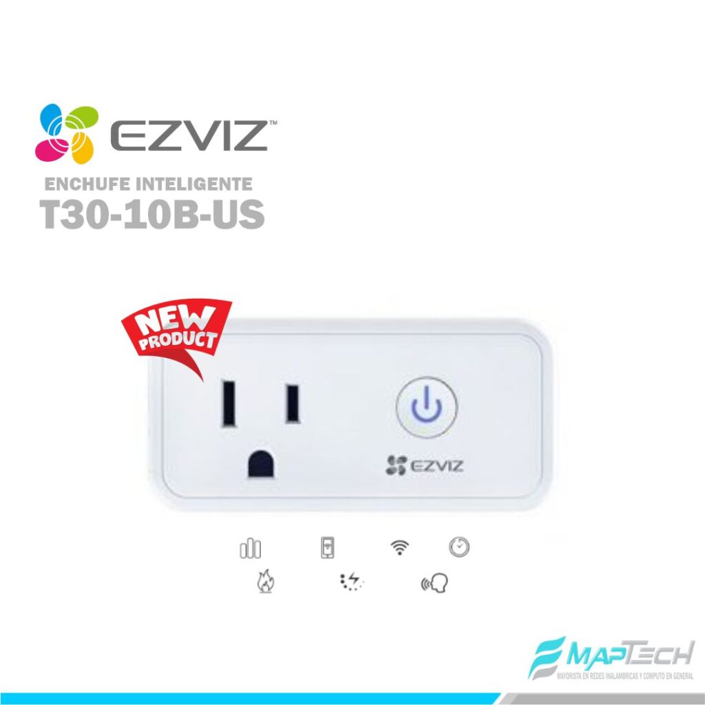 ENCHUFE INTELIGENTE T30-10B-US EZVIZ