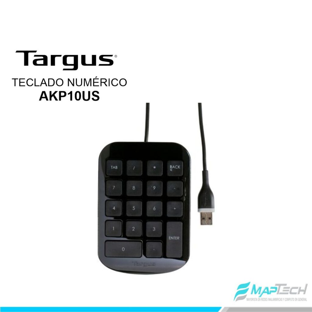 TECLADO NUMERICO TARGUS USB AKP10US
