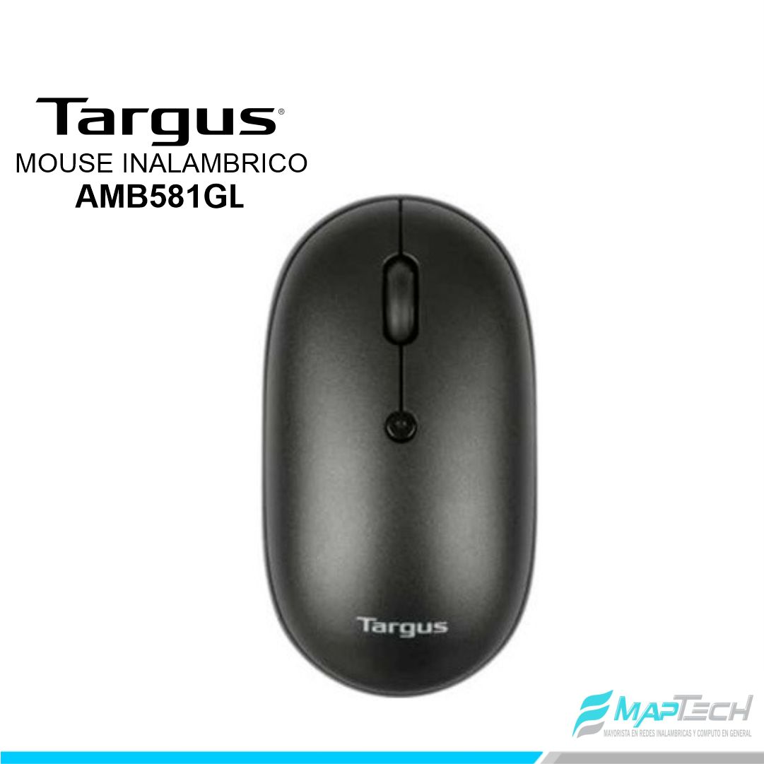 MOUSE TARGUS B581 COMPACT ANTIMICROBIAL MULTI-DEVICE BT BLACK