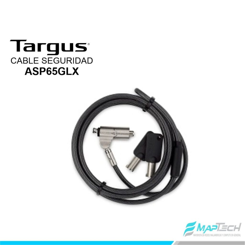 CABLE DE SEGURIDAD TARGUS DEFCON MINI KEY NOBLE/KL BLACK