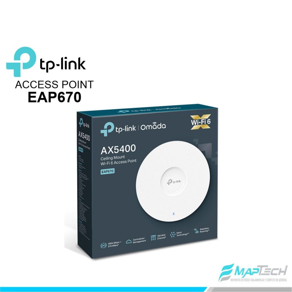 ACCESS POINT TP-LINK AX5400 EAP670 OMADA