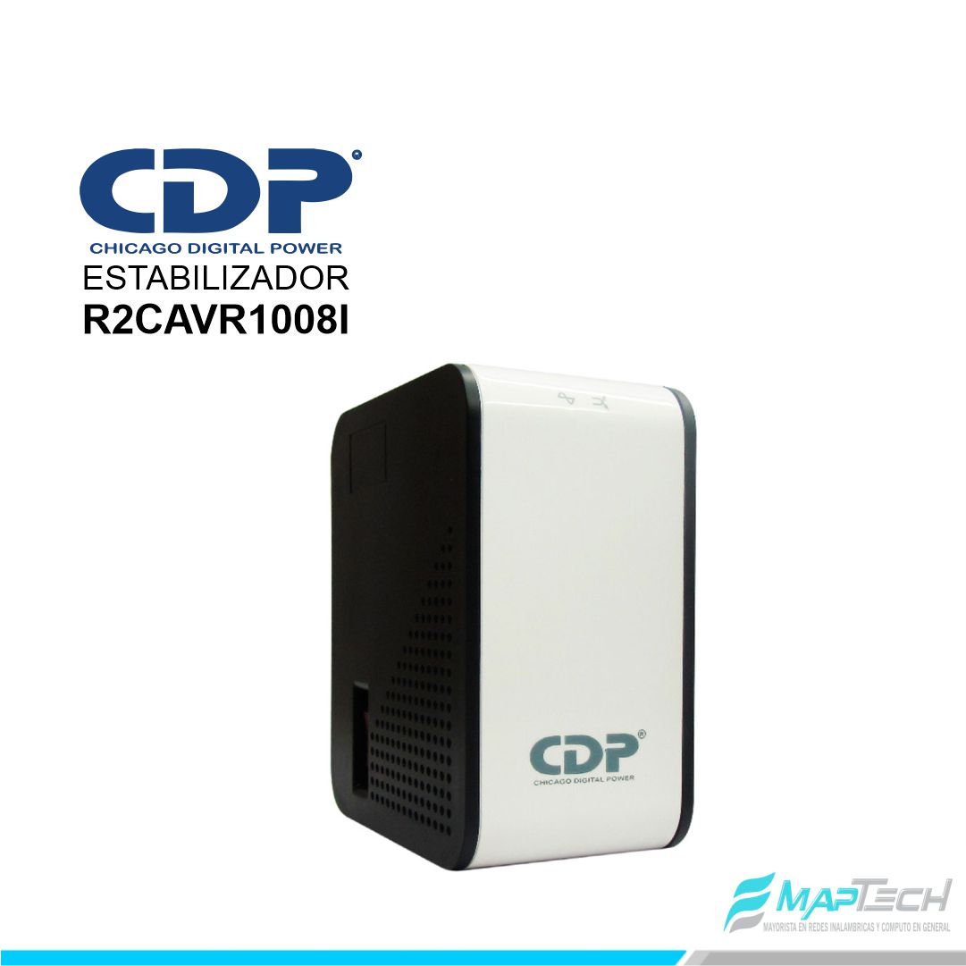ESTABILIZADOR CDP 1000VA/500W 8 SALIDAS R2CAVR1008I