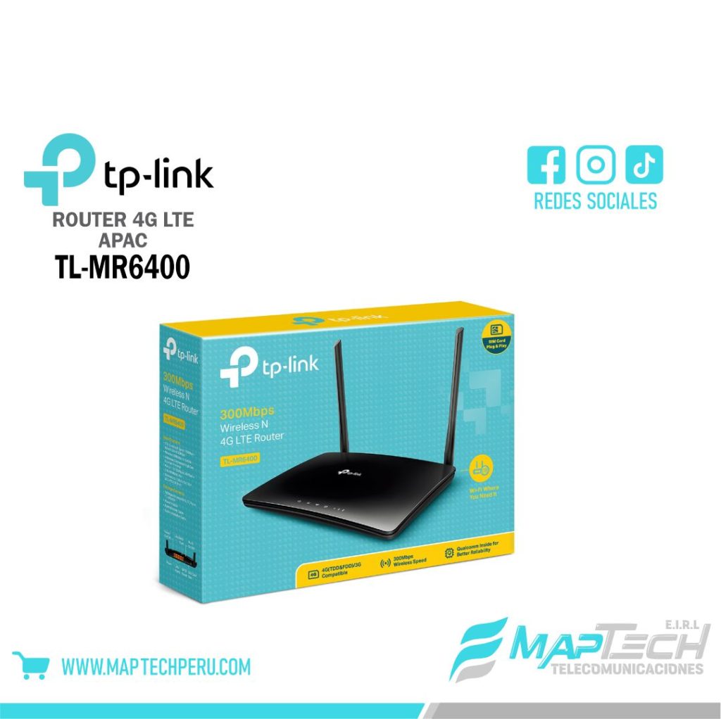 ROUTER TP-LINK TL-MR6400 APAC 4G LTE