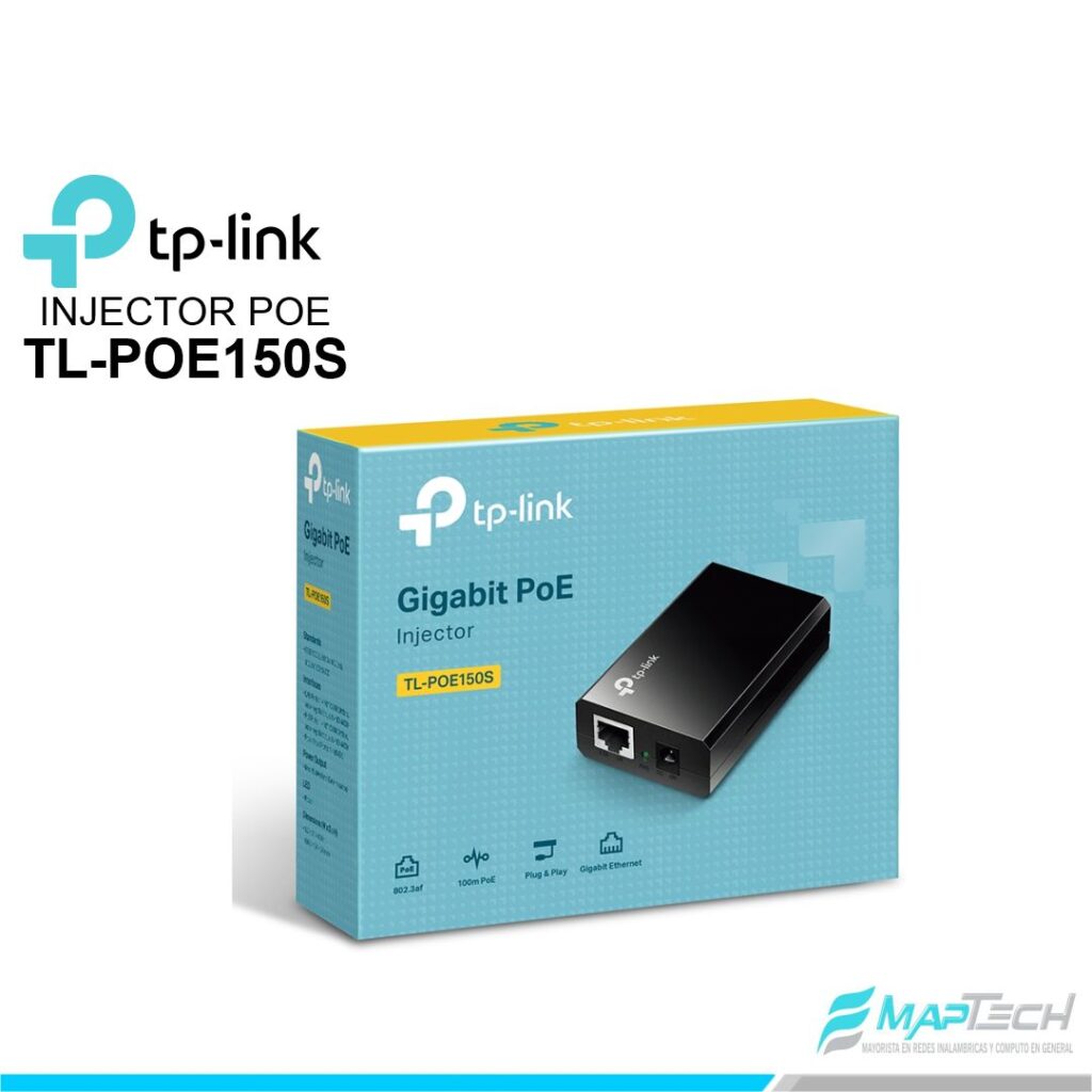 ADAPTADOR TP-LINK POE 12VDC/5VDC TL-POE150S