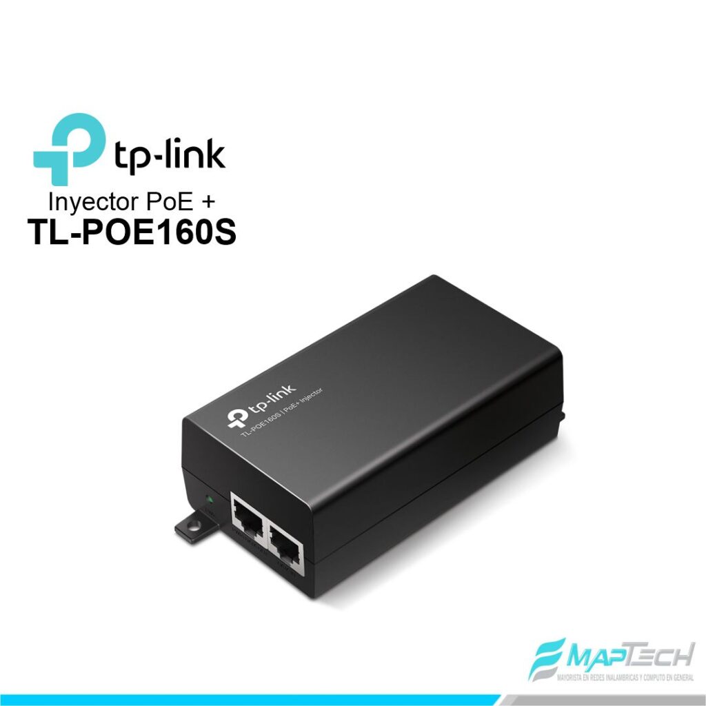 Inyector Tp-Link TL-POE160S Gigabit PoE + 30w