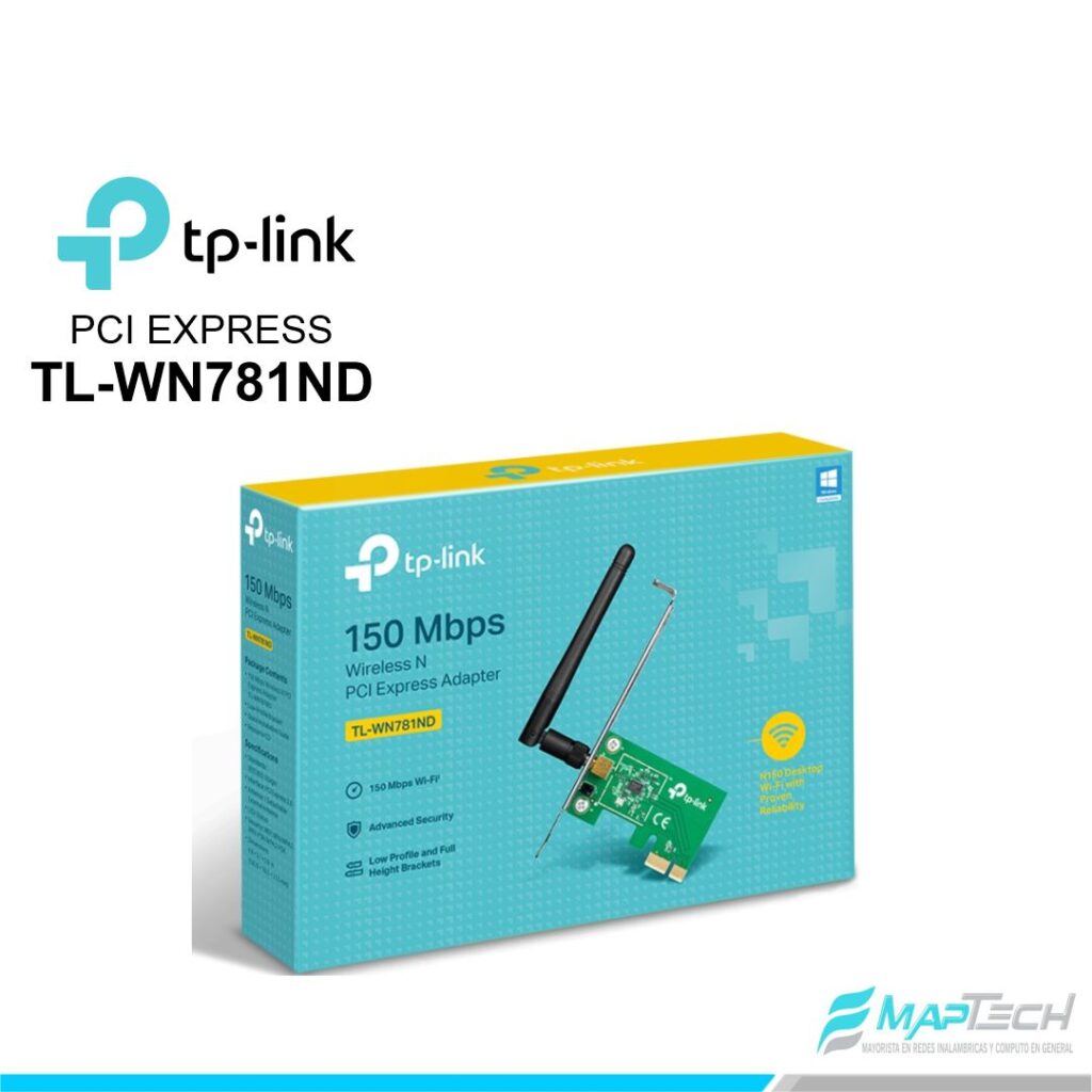 TARJETA DE RED TP-LINK PCI EXPRES WIRELESS TL-WN781ND