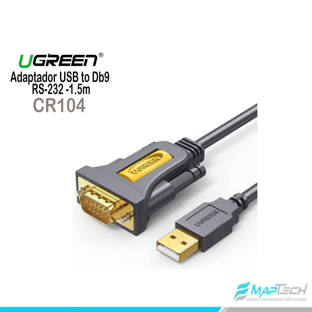UGREEN Cable Adaptador USB to DB9 RS-232 -1.5m E
