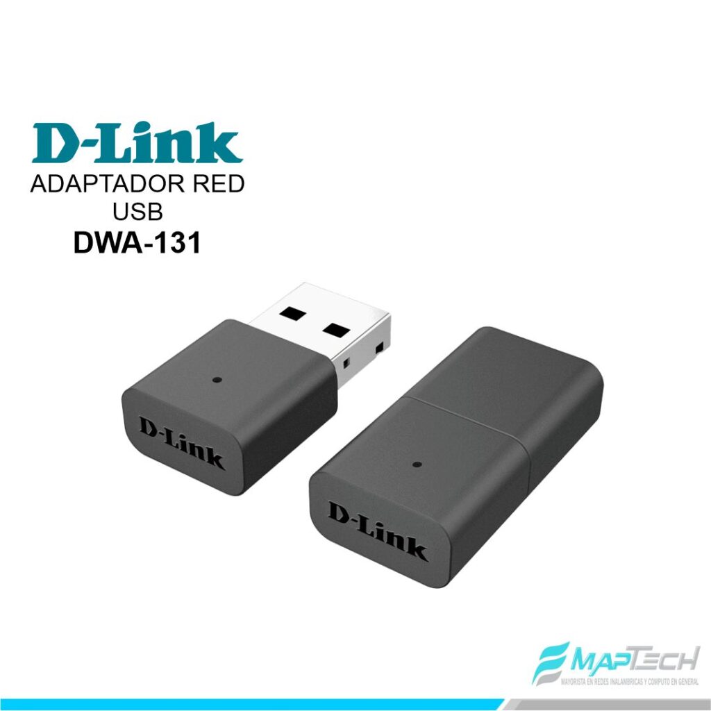 ADAPTADOR DE RED INALAMBRICO USB NANO DWA-131 D-LINK