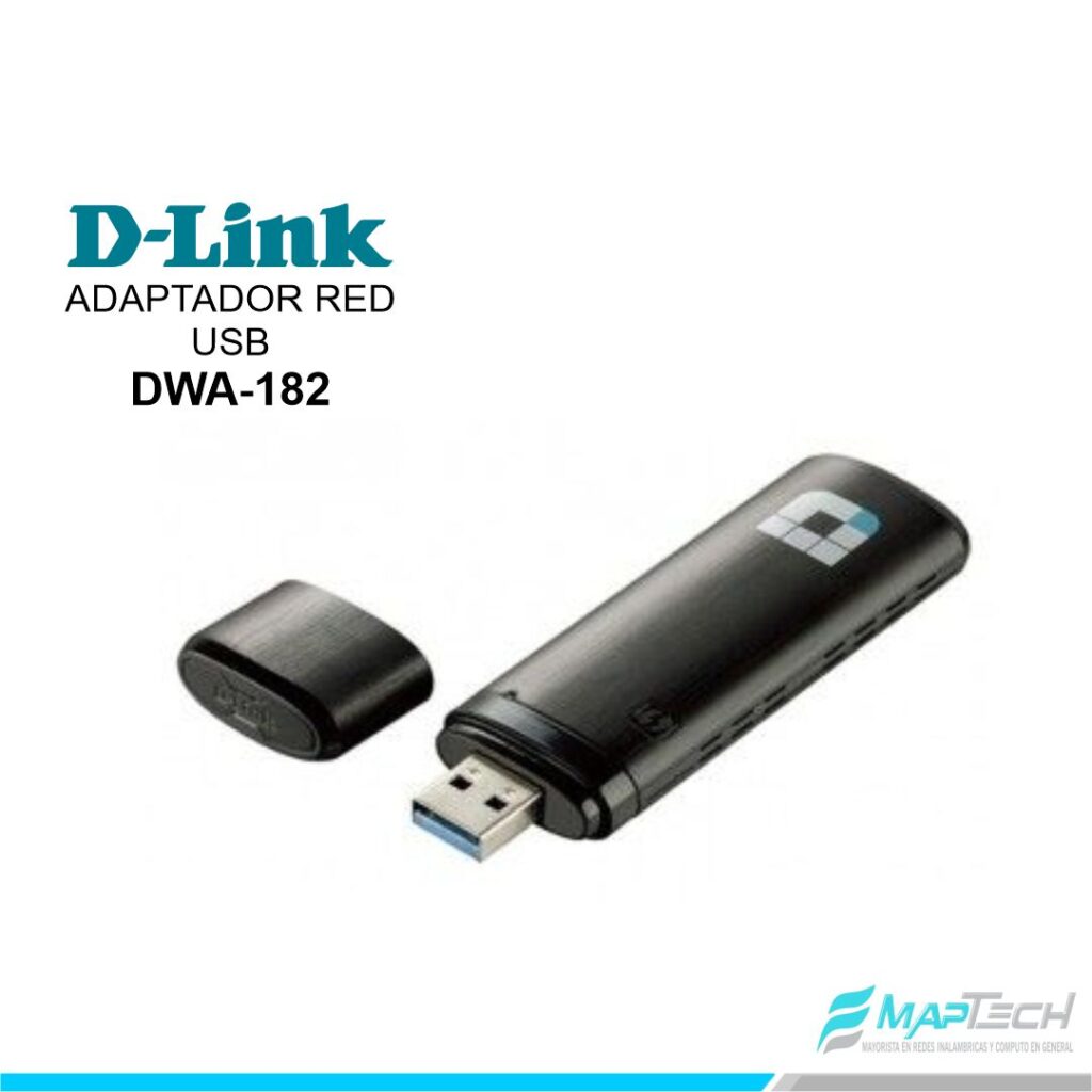 ADAPTADOR DE RED INALAMBRICO USB DWA-182 D-LINK