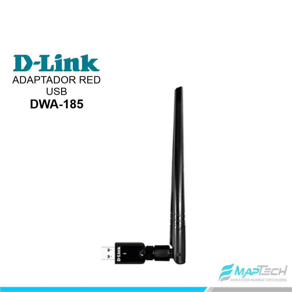 ADAPTADOR DE RED INALAMBRICO USB  DWA-185 D-LINK