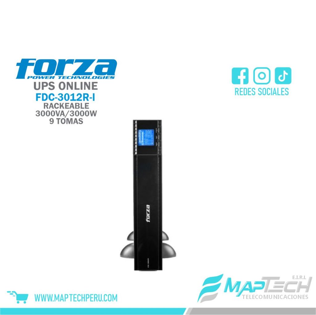 UPS FORZA ATLAS FDC-3012R-I 3000VA/3000W 220V