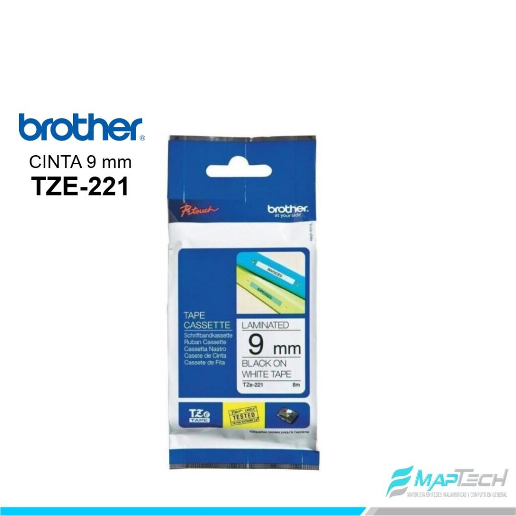 CINTA STD BLANCO 9MM (TZE-221)
