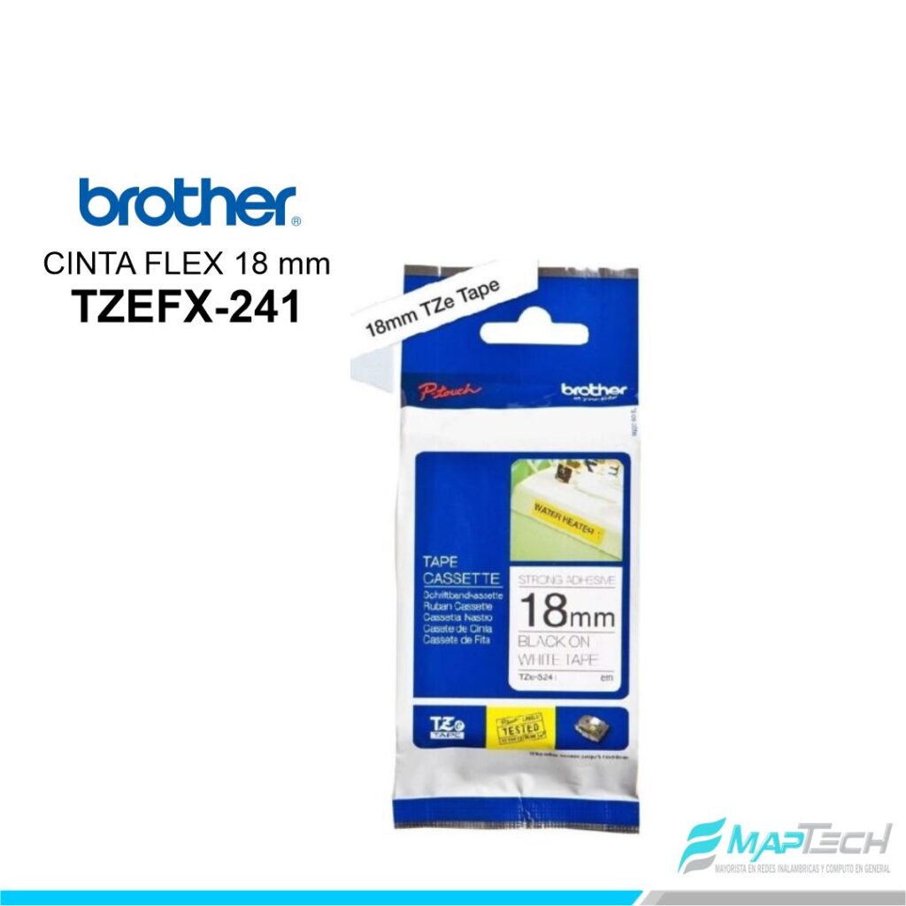 CINTA FLEX BLANCO 18MM (TZEFX-241)