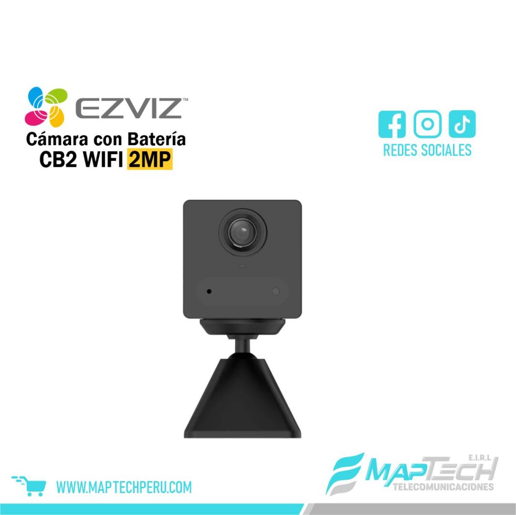 CAMARA IP WIFI INTERIOR CB2 2MP C/BATERIA EZVIZ