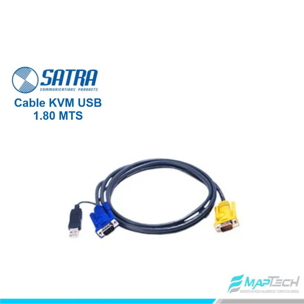 Cable KVM USB 1.80 MTS SATRA