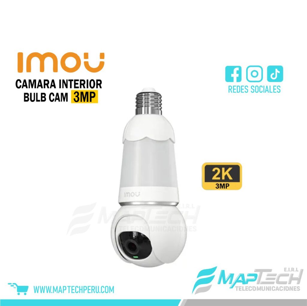 CAMARA IP WIFI IMOU Bulb Cam 2K 3MP
