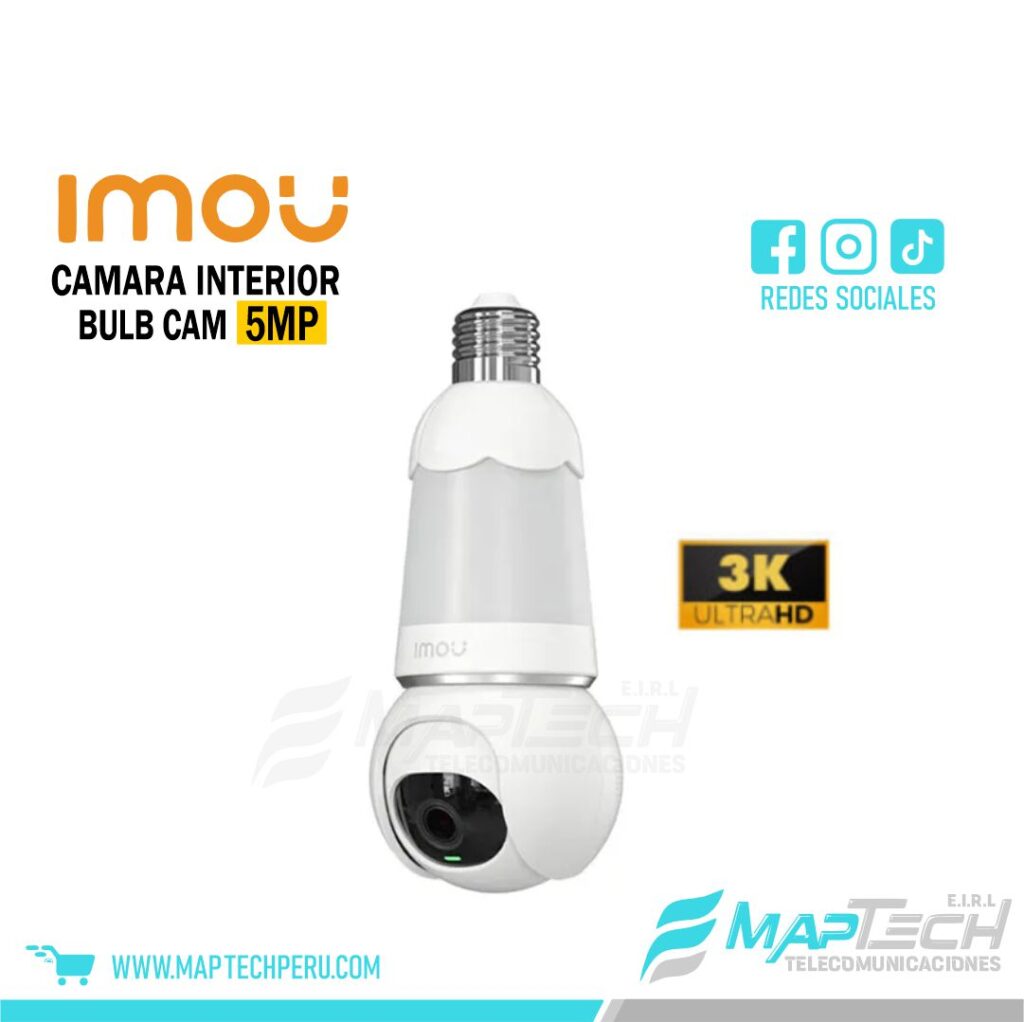 CAMARA IP WIFI IMOU Bulb Cam 3K 5MP