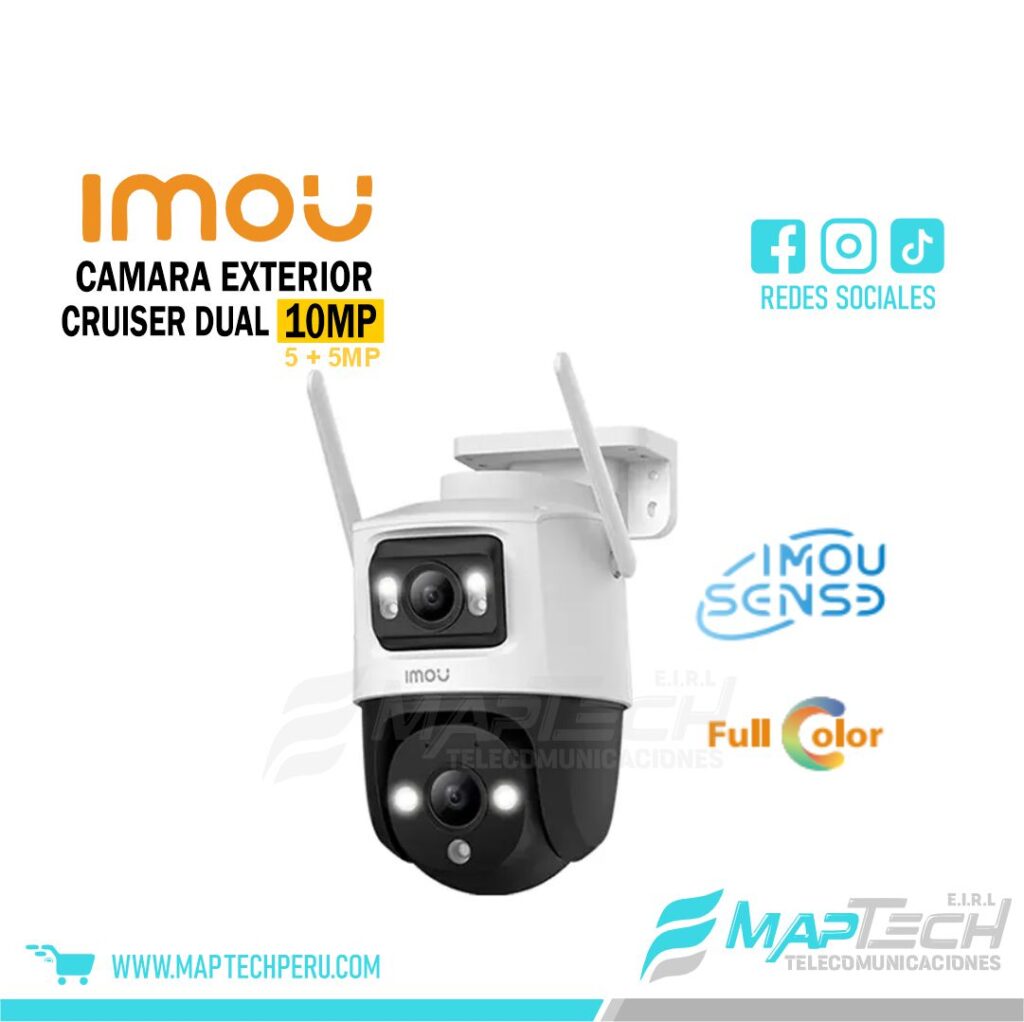 CAMARA IP EXT IMOU CRUISER DUAL LENS 3K 10MP