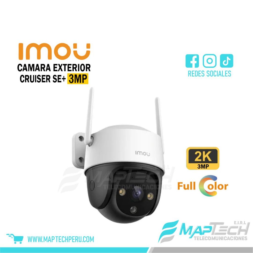 CAMARA IP Exterior IMOU Cruiser SE 2K 3MP