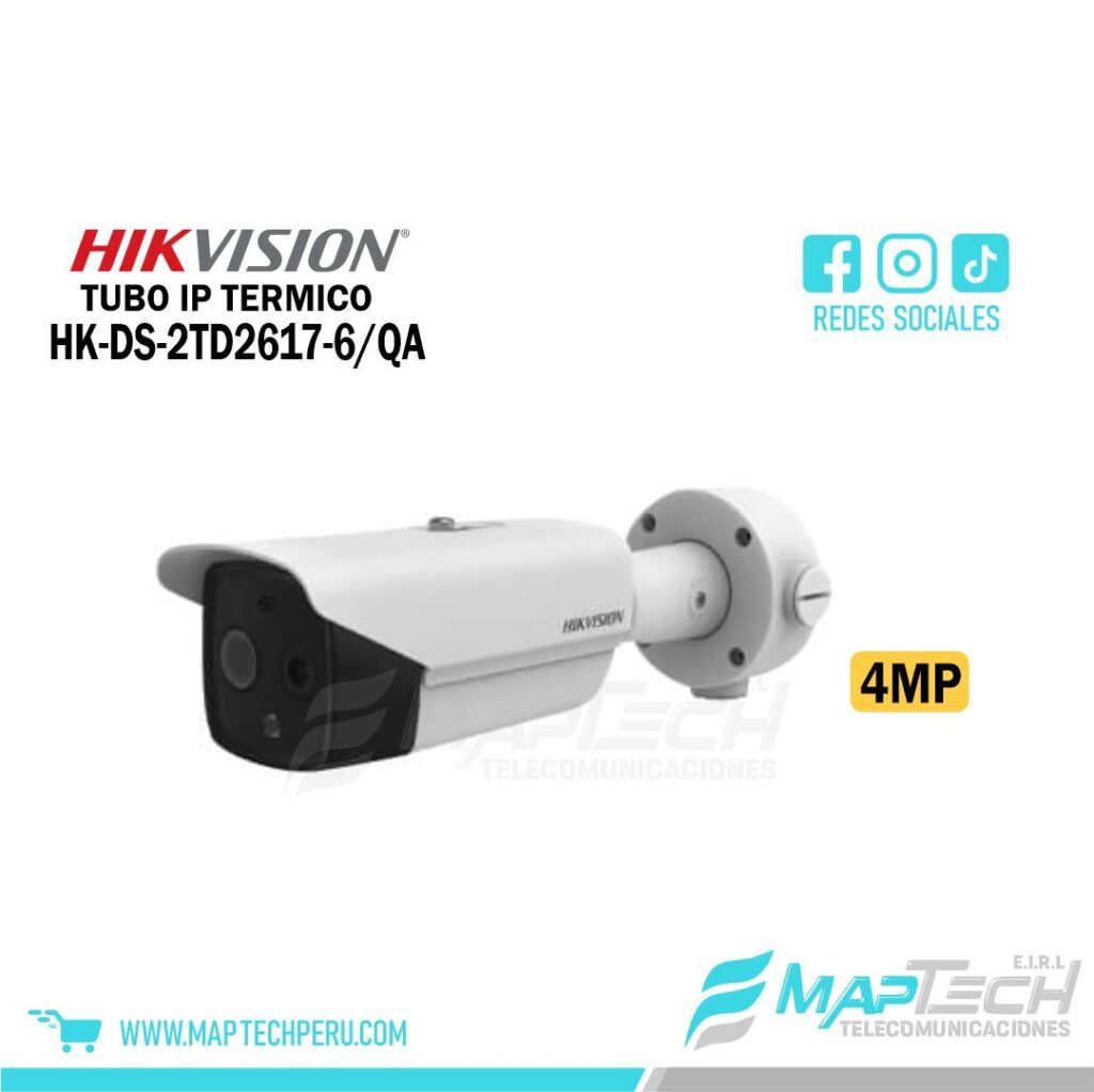TUBO IP TERMICO BI-SPECTRUM 4MP 30-42M HIKVISION
