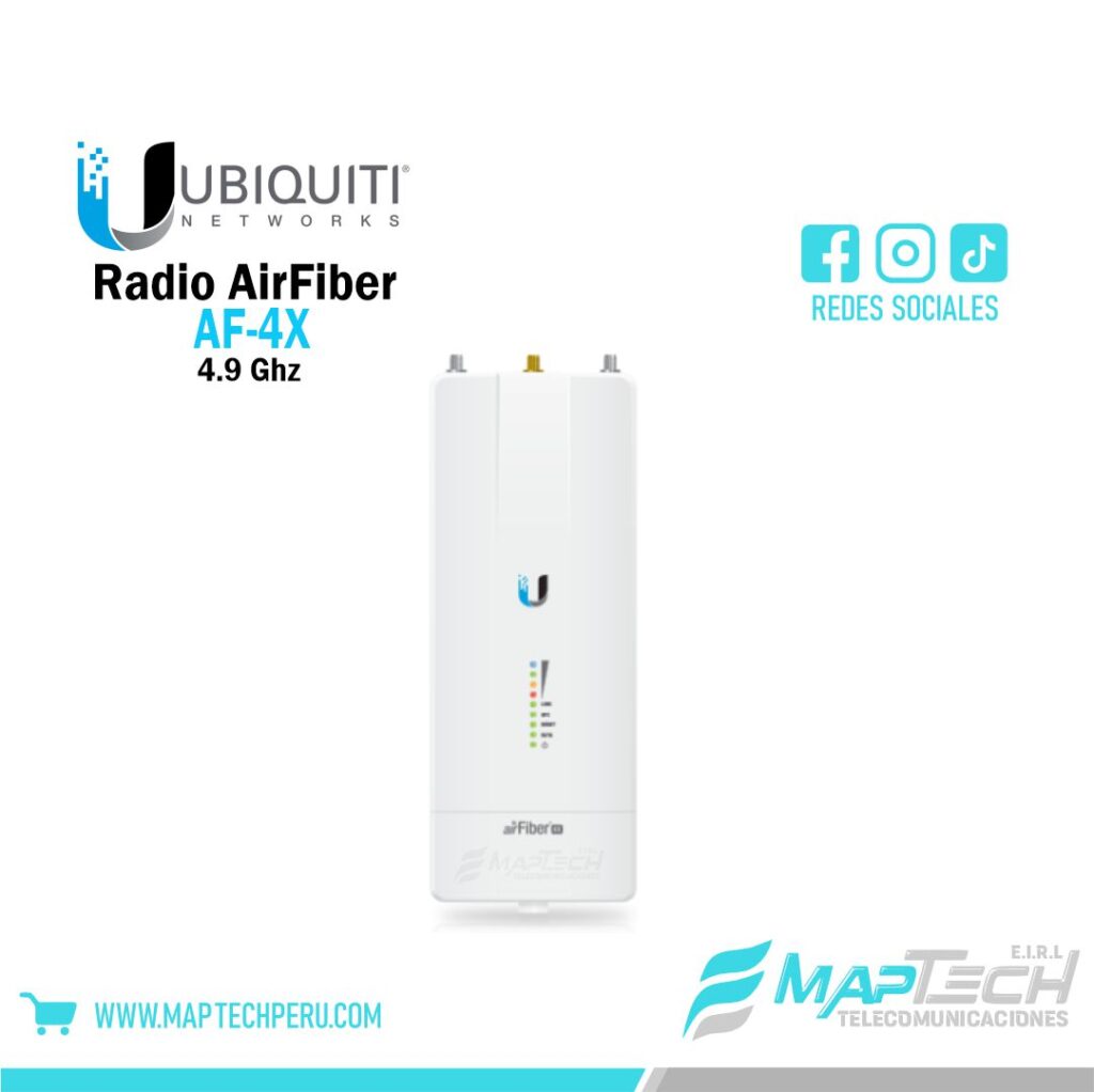 Radio AirFiber AF-4X 4.9 GHz Ubiquiti