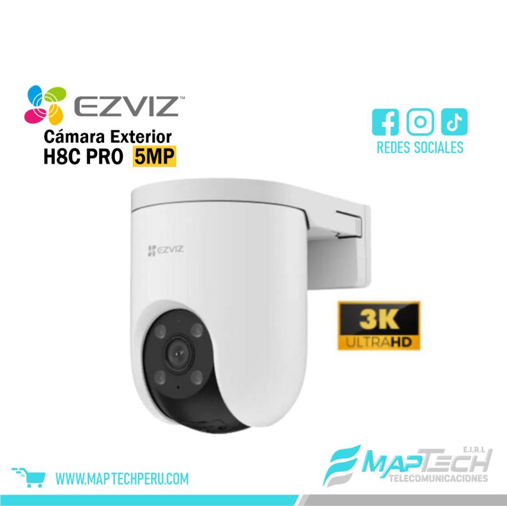 Camara Exterior WIFI H8C PRO 3K 5MP EZVIZ