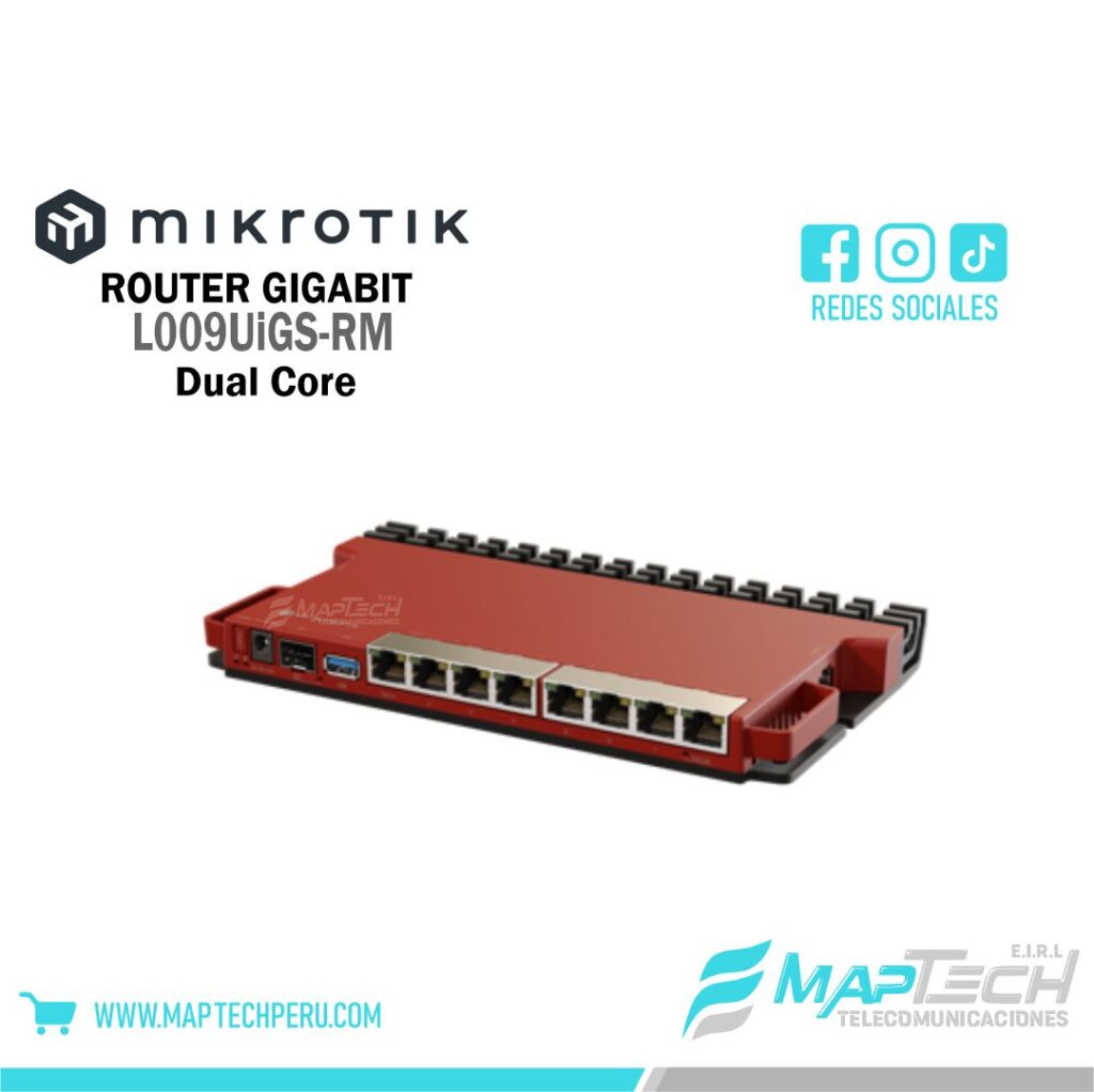 MikroTik L009UiGS-RM Dual Core Router Gigabit