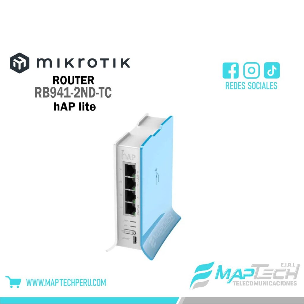 MIKROTIK (RB941-2ND-TC) Hap Lite With 650Mhz CPU 3