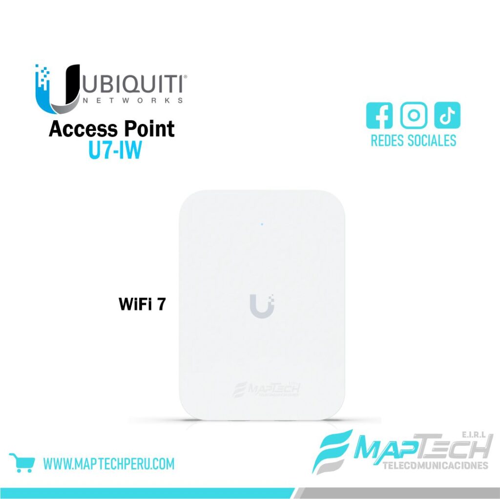 Access Point WiFi 7 Inwall U7-iw Ubiquiti