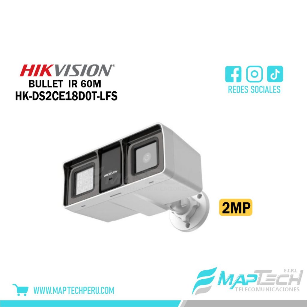 BULLET 2MP SMART HYBRID LIGHT IR 60M C/AUDIO HIKVISION