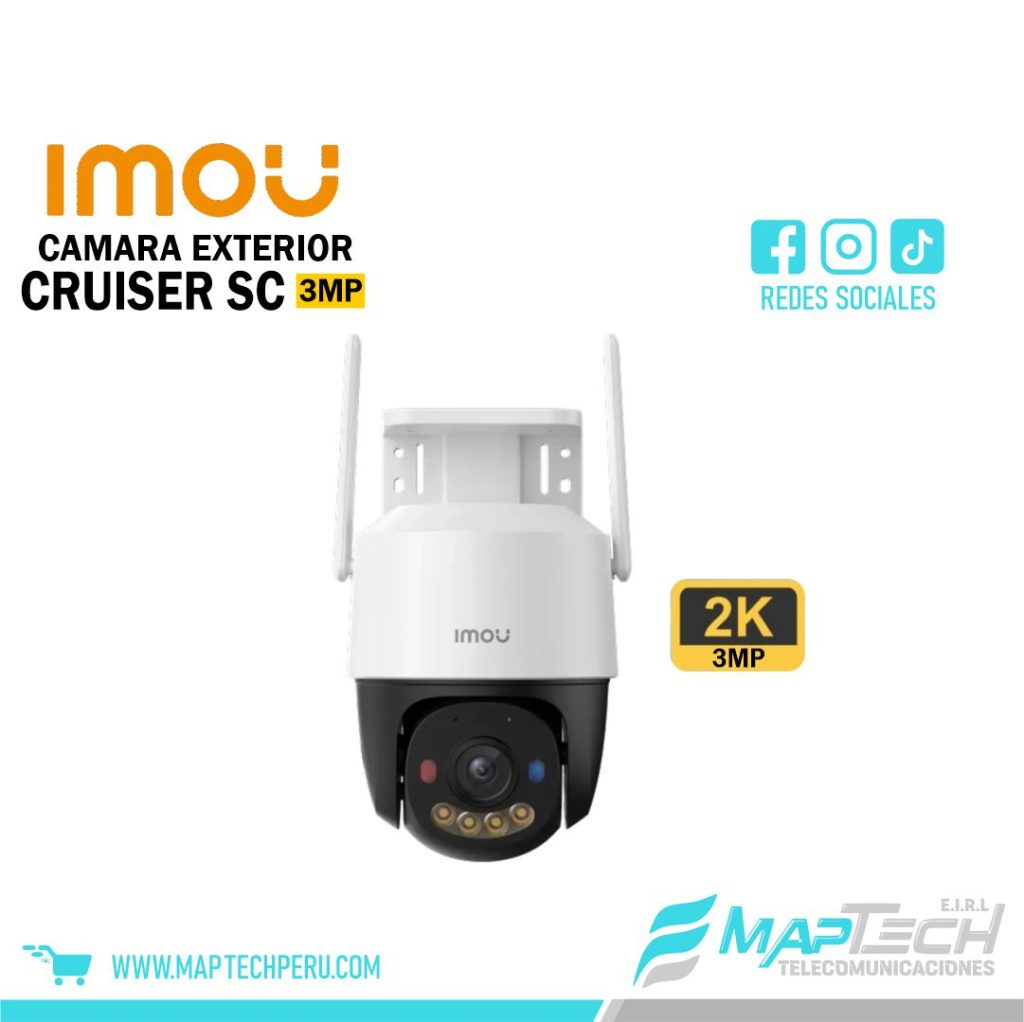 CAMARA CRUISER SC 3MP USO EXTERIOR WIFI IMOU