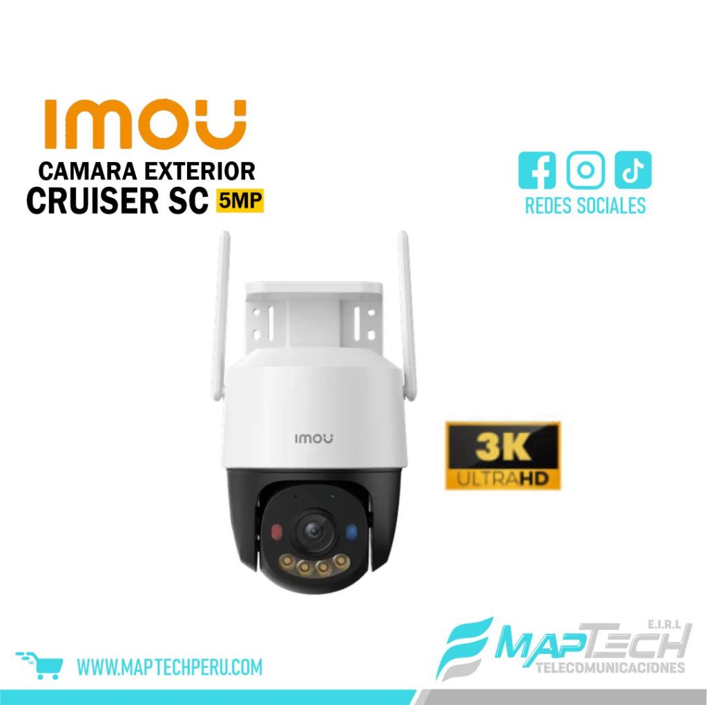 CAMARA CRUISER SC 5MP USO EXTERIOR WIFI IMOU